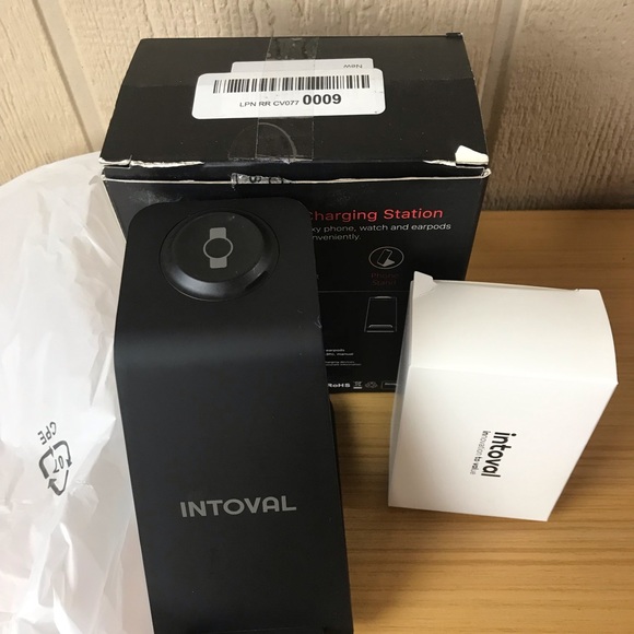 Intoval Wireless Charger, Wireless Charging Station for Phone/Watch/Buds - Picture 10 of 12
